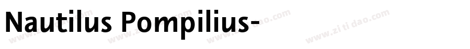 Nautilus Pompilius字体转换